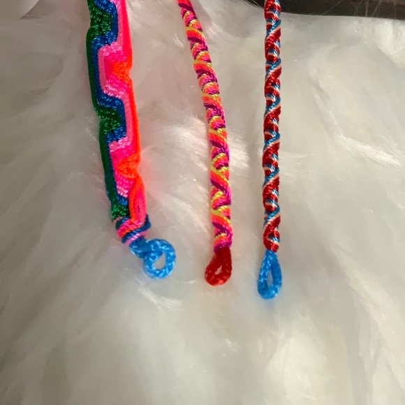 🌸Woven handmade colorful 🍭🌈friendship bracelet. Made in 🇵🇪 Peru - Picture 7 of 12